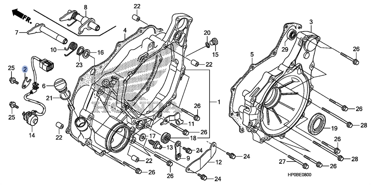 Honda OEM part 11346-HP0-A00