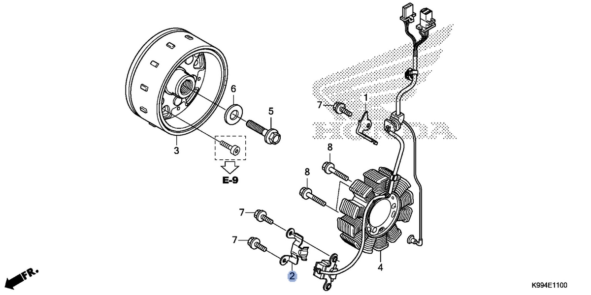 Honda OEM part 11346-K31-900