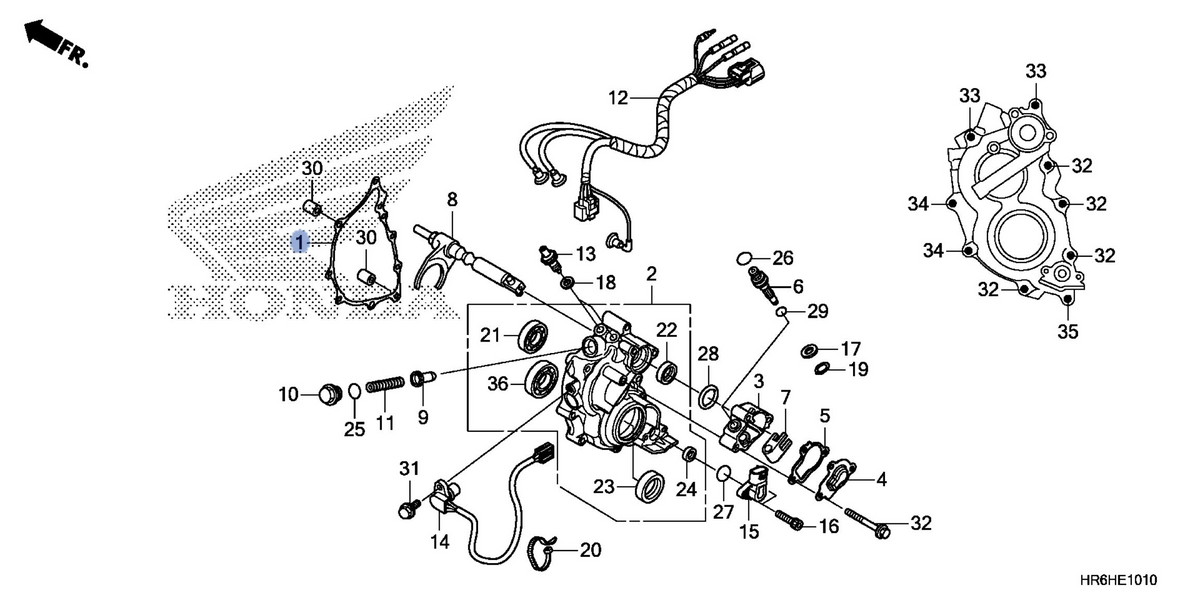 Honda OEM part 11347-HR6-A60
