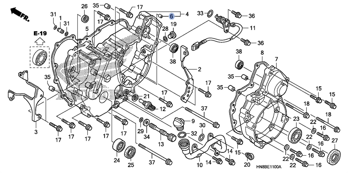 Honda OEM part 11349-HN8-300