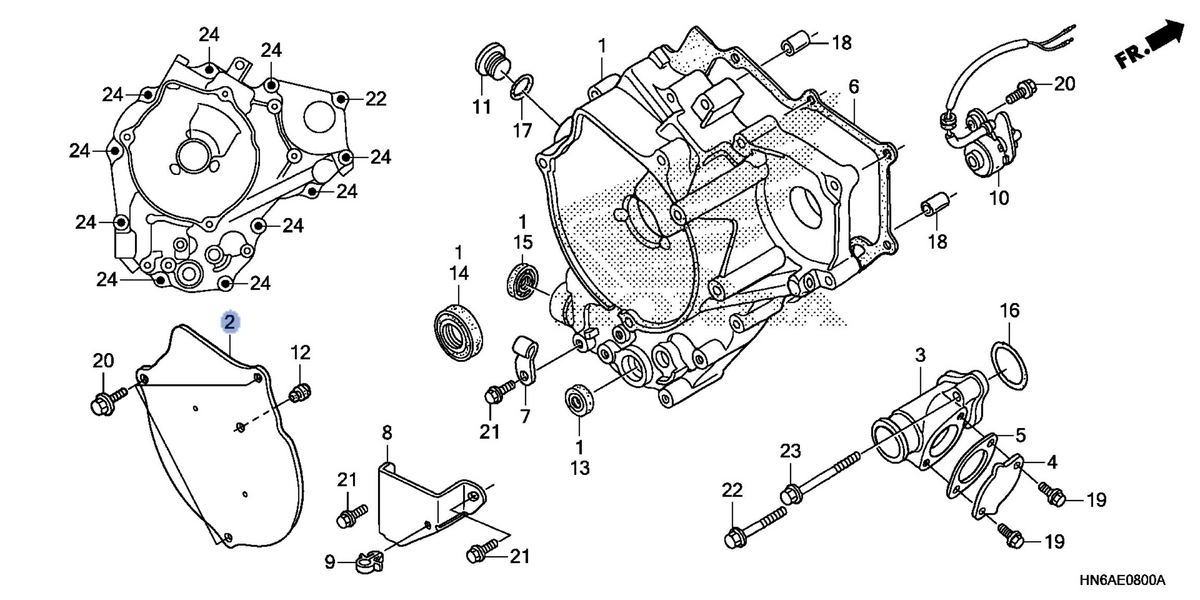 Honda OEM part 11350-HN6-000