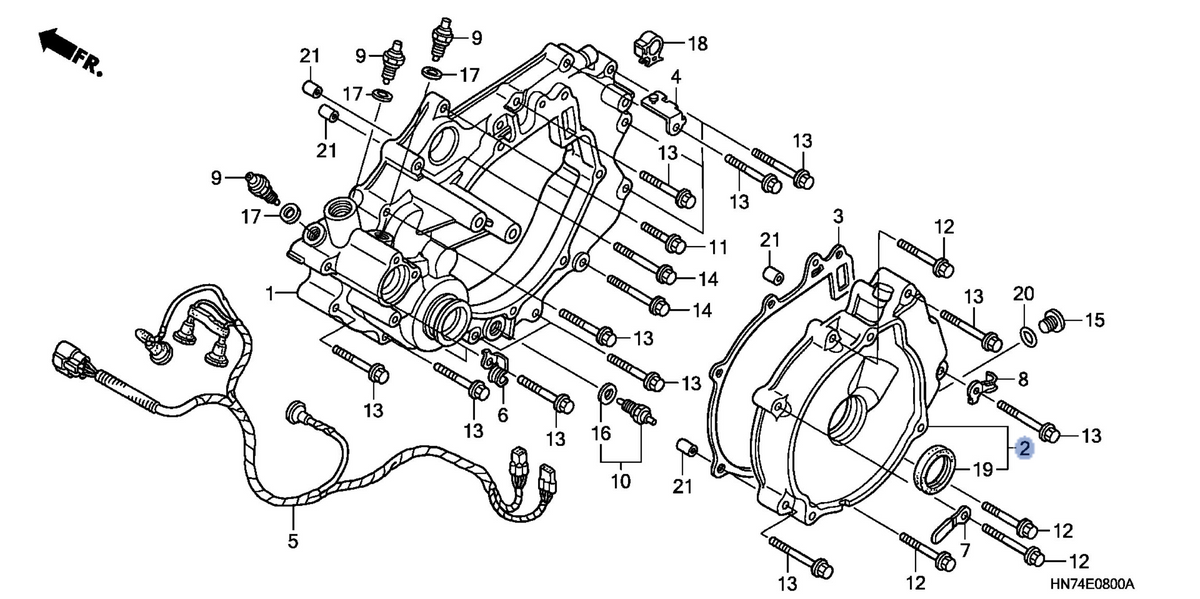 Honda OEM part 11350-HN7-900