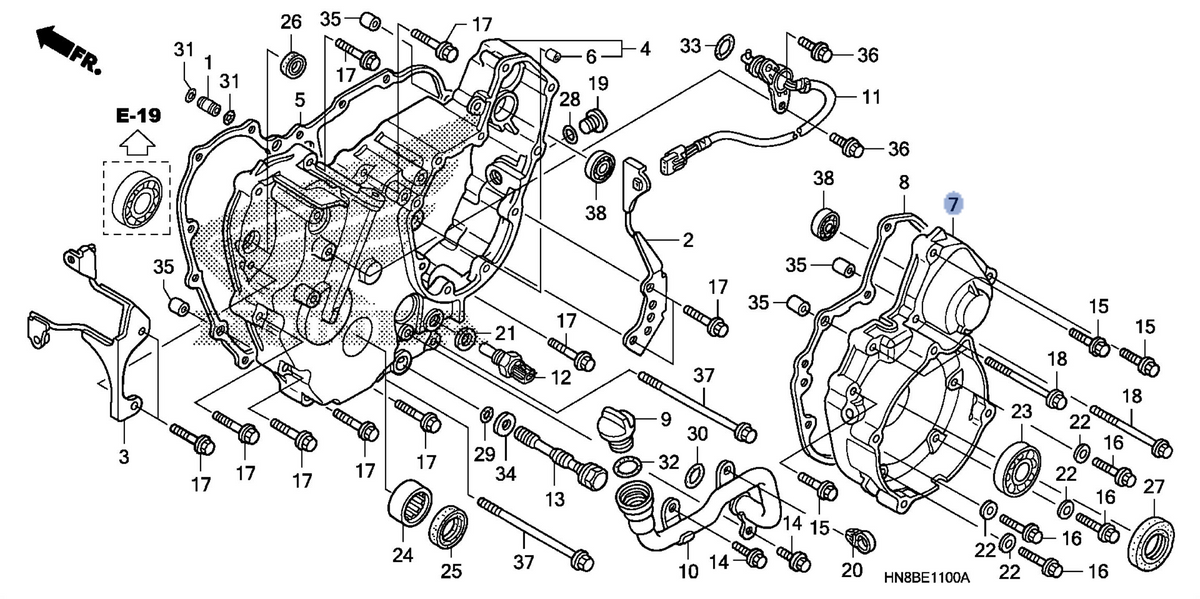 Honda OEM part 11350-HN8-F40