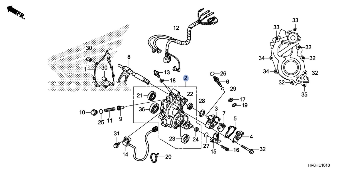 Honda OEM part 11350-HR6-A60