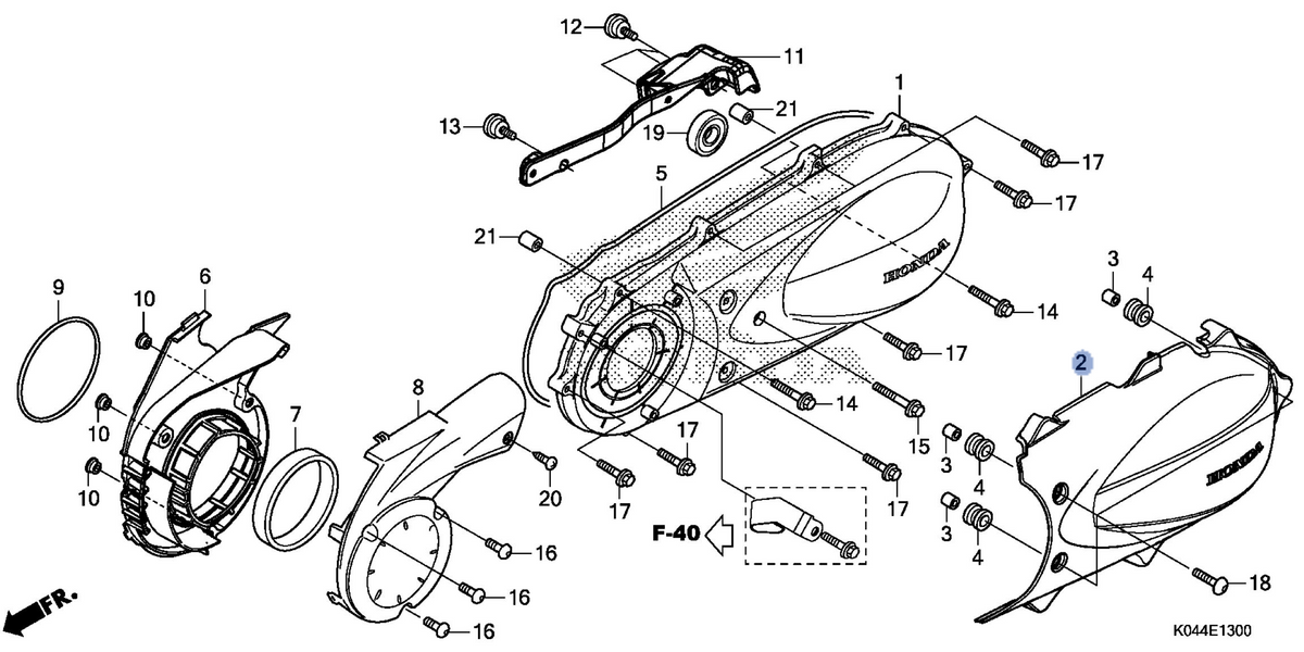 Honda OEM part 11350-K04-930