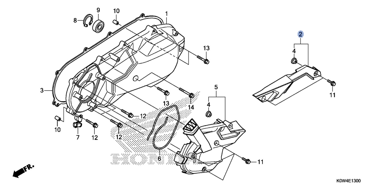 Honda OEM part 11350-K0W-N00