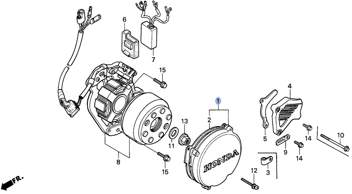Honda OEM part 11350-KZ3-861