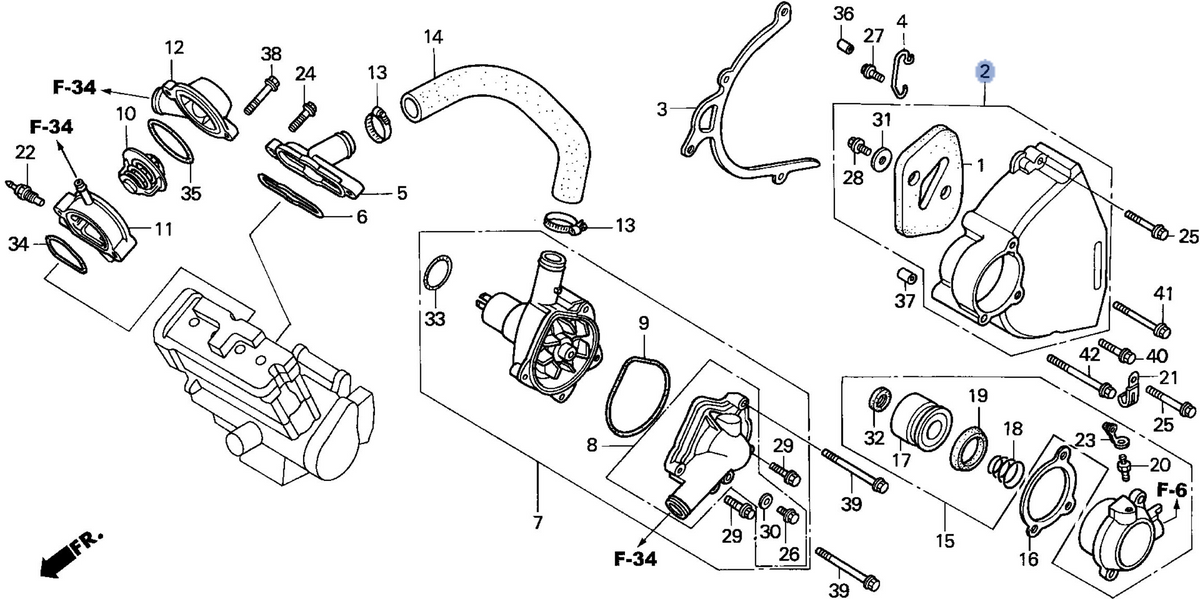 Honda OEM part 11350-MAT-000
