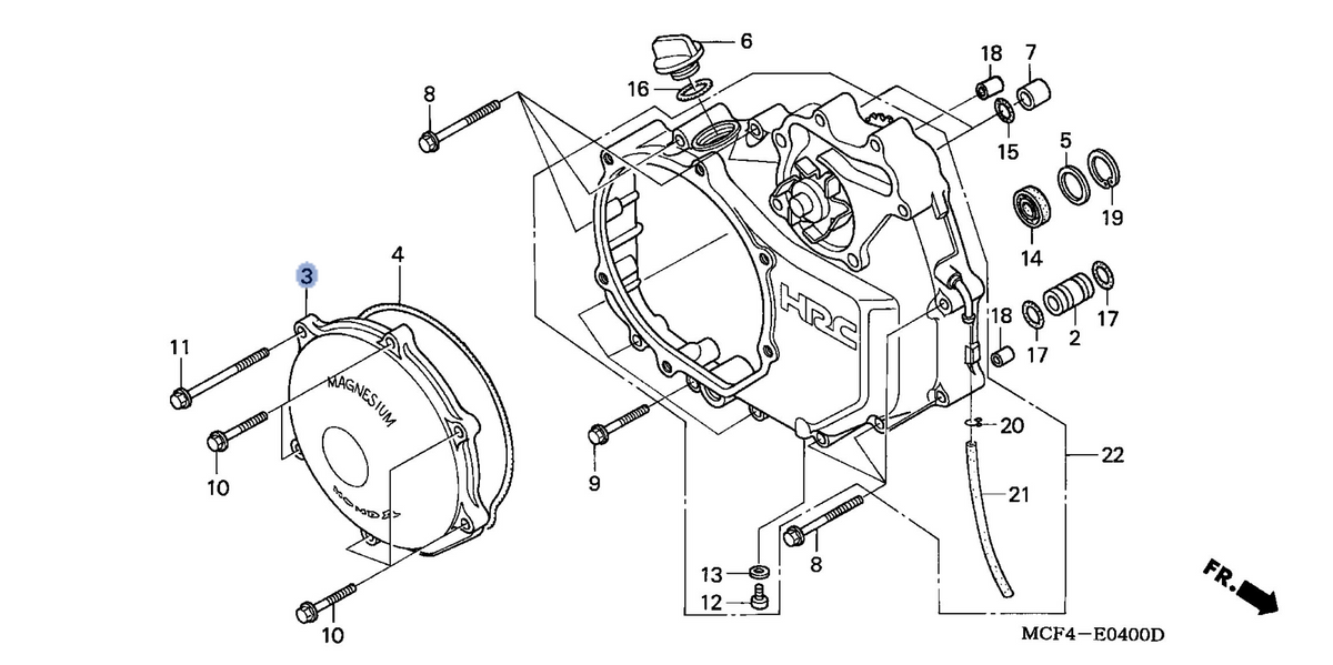 Honda OEM part 11350-MCF-D60