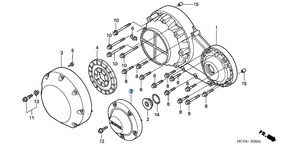 Honda OEM part 11350-MCH-A00
