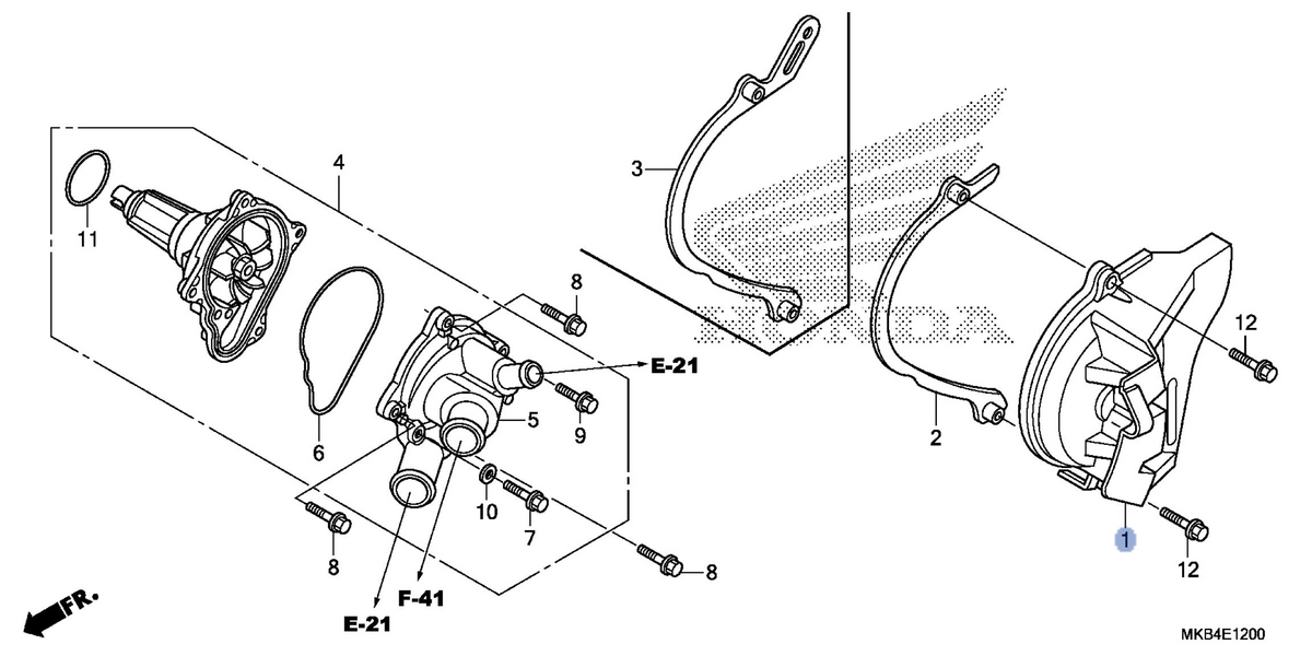 Honda OEM part 11350-MFL-000