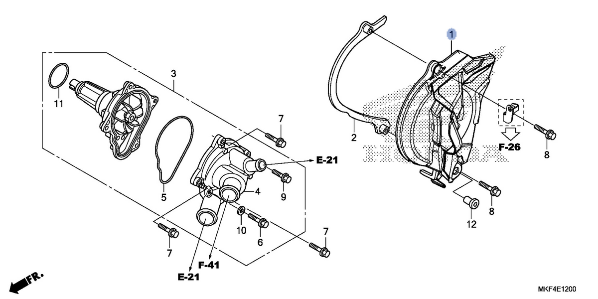 Honda OEM part 11350-MKF-D40