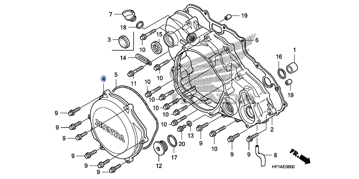 Honda OEM part 11351-HP1-A60