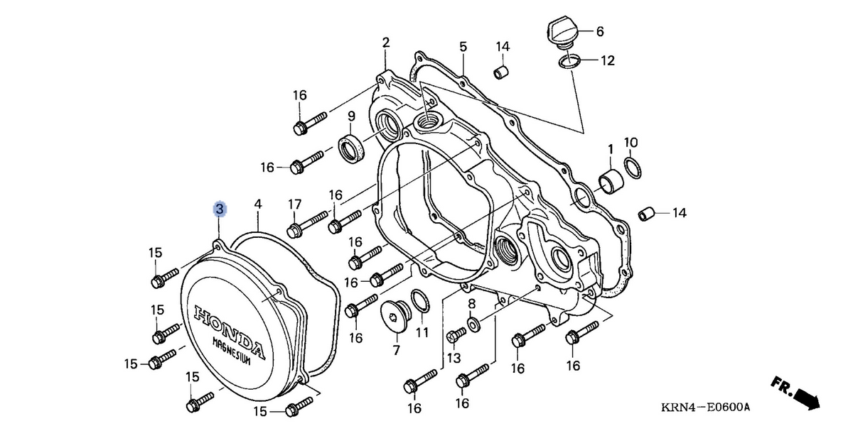 Honda OEM part 11351-KRN-A30