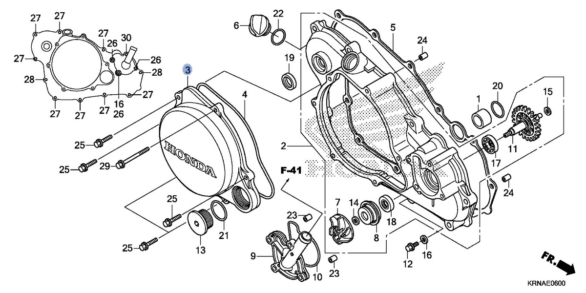 Honda OEM part 11351-KRN-A40