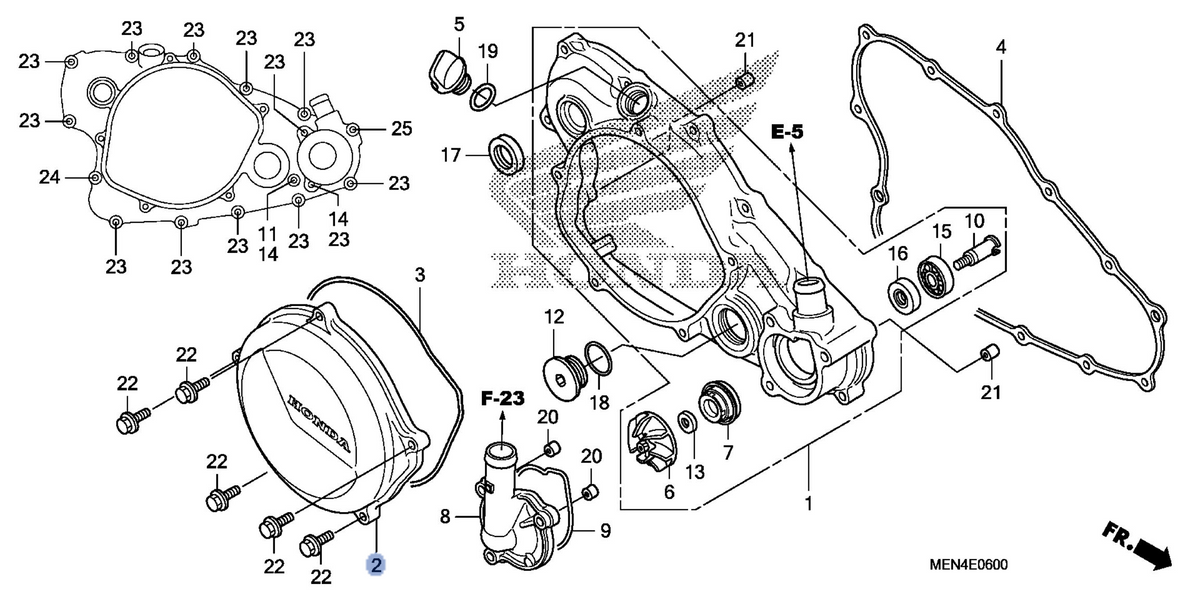 Honda OEM part 11351-MEN-A40