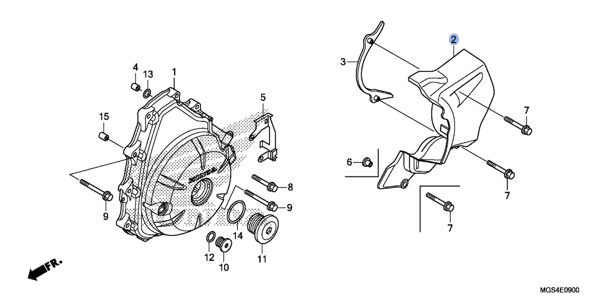 Honda OEM part 11351-MGS-D50