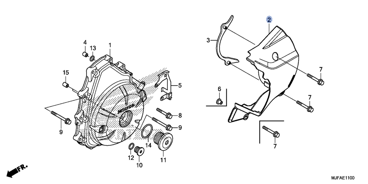 Honda OEM part 11351-MJF-A20