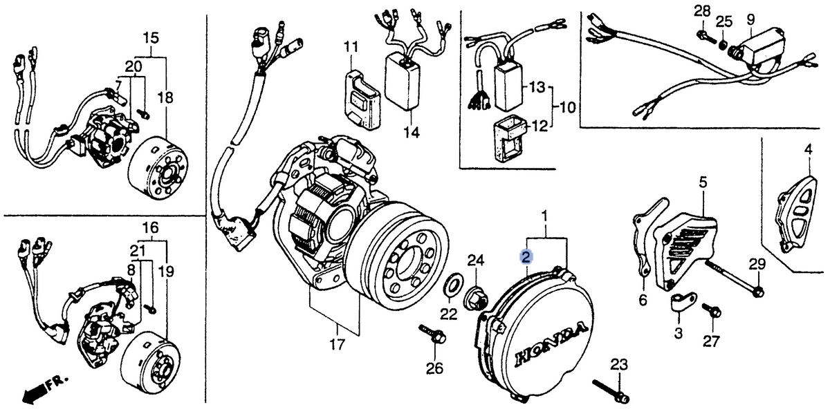Honda OEM part 11352-KA4-771