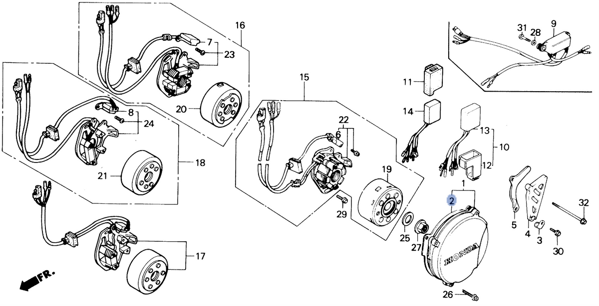 Honda OEM part 11352-KA5-690