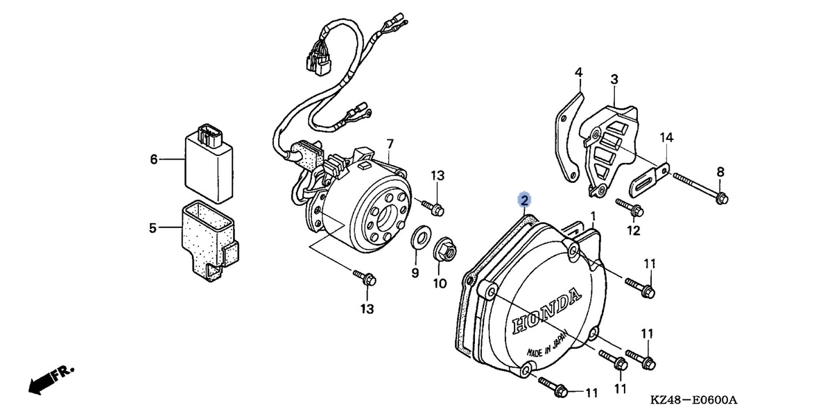 Honda OEM part 11352-KSR-730