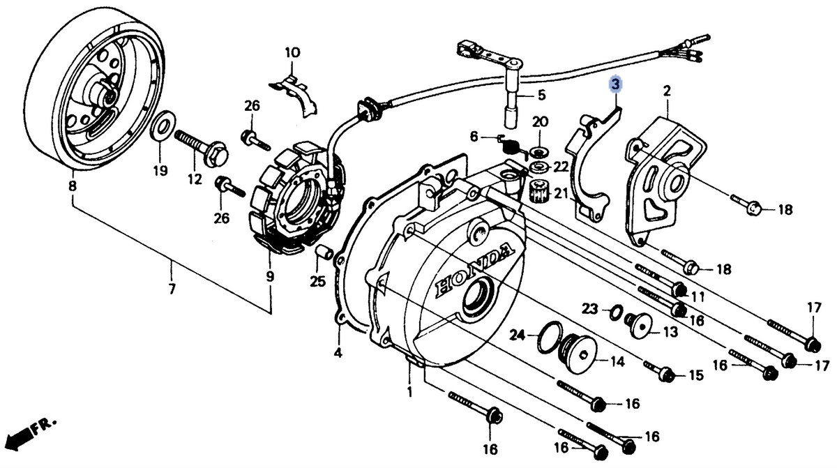 Honda OEM part 11352-MN1-680