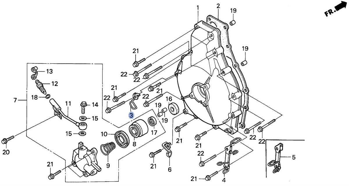 Honda OEM part 11352-MZ0-000