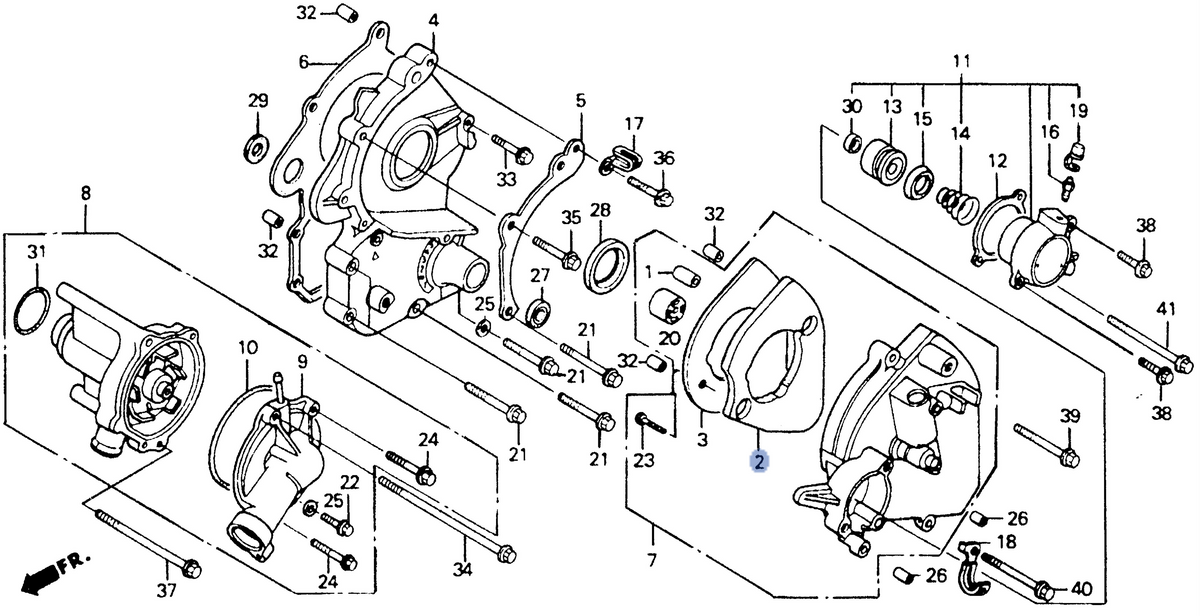 Honda OEM part 11352-MZ1-000