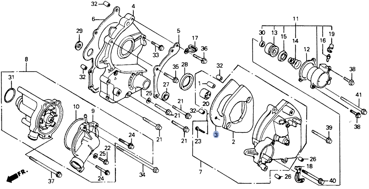 Honda OEM part 11353-MZ1-000