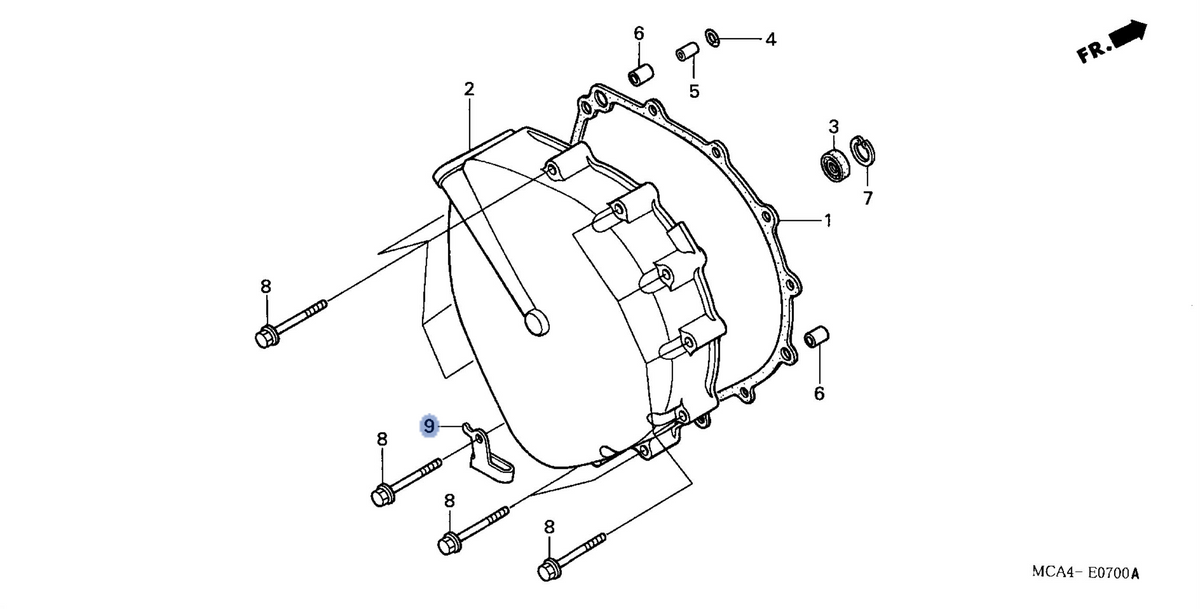 Honda OEM part 11354-MCA-780