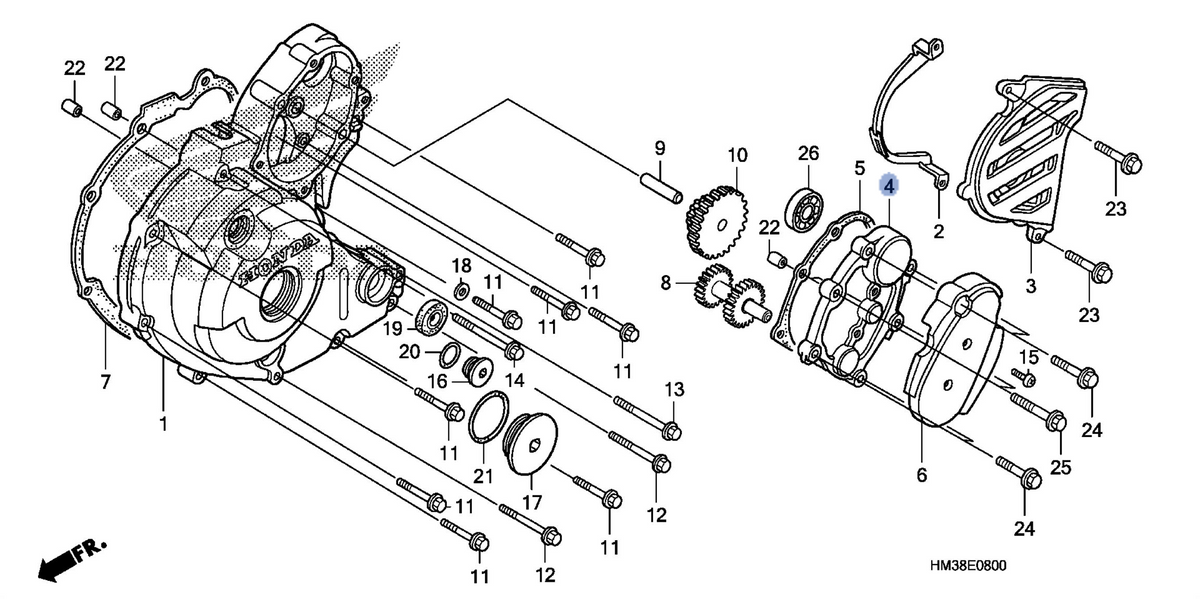 Honda OEM part 11355-HM3-670