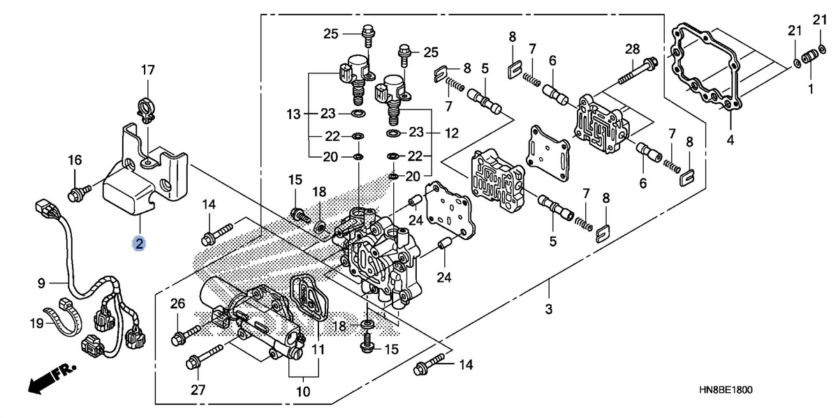 Honda OEM part 11355-HN8-000