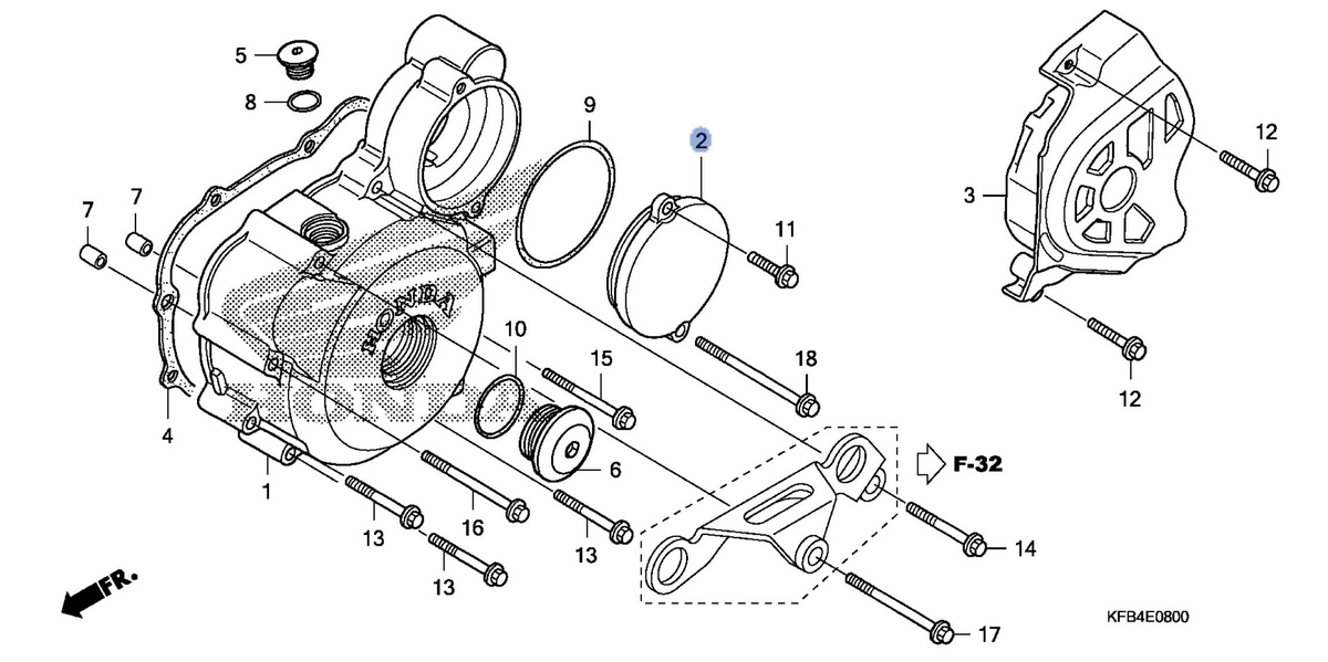 Honda OEM part 11355-KCN-000