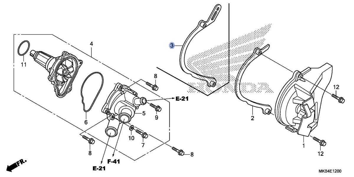 Honda OEM part 11355-MFL-700