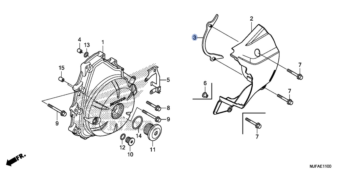 Honda OEM part 11355-MGS-D30