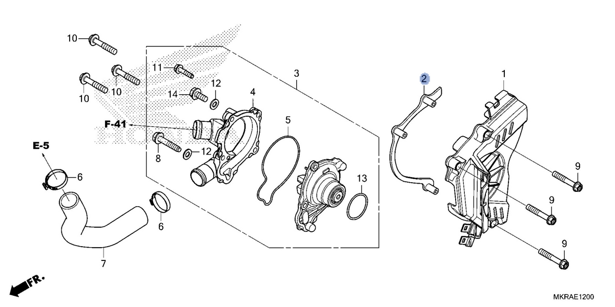 Honda OEM part 11355-MKR-D10