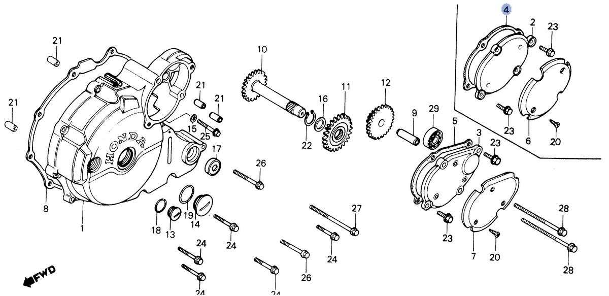 Honda OEM part 11356-HA0-308