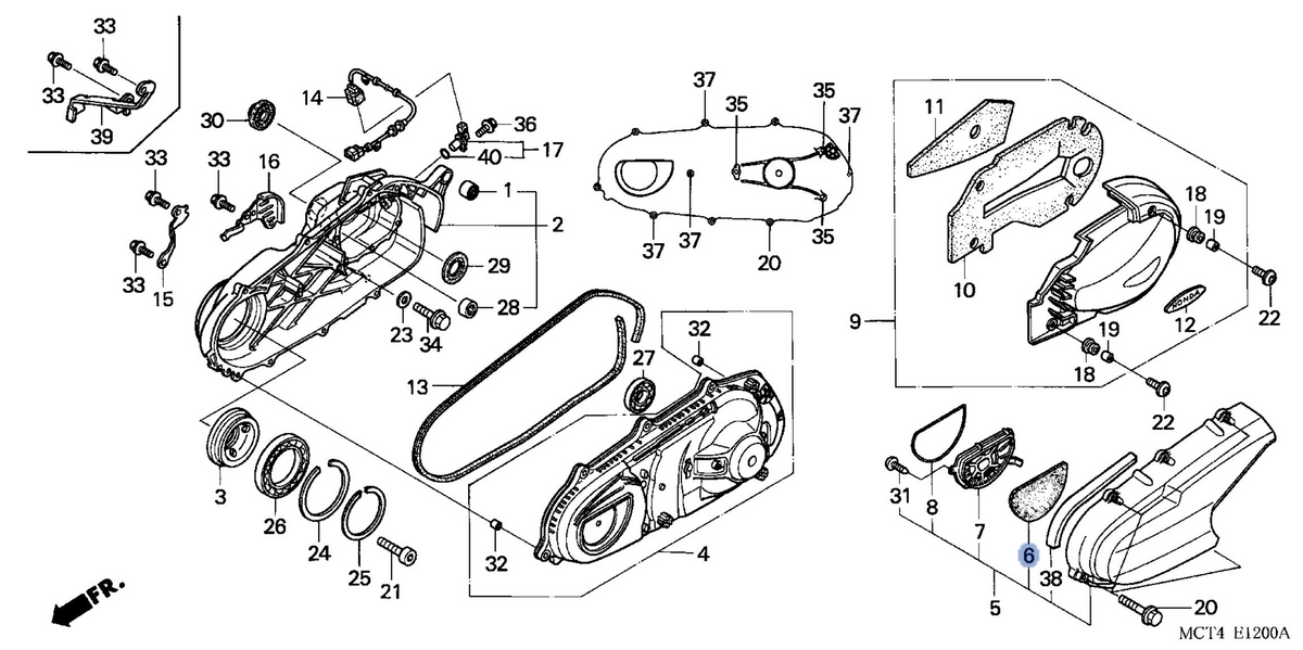 Honda OEM part 11356-MCT-000