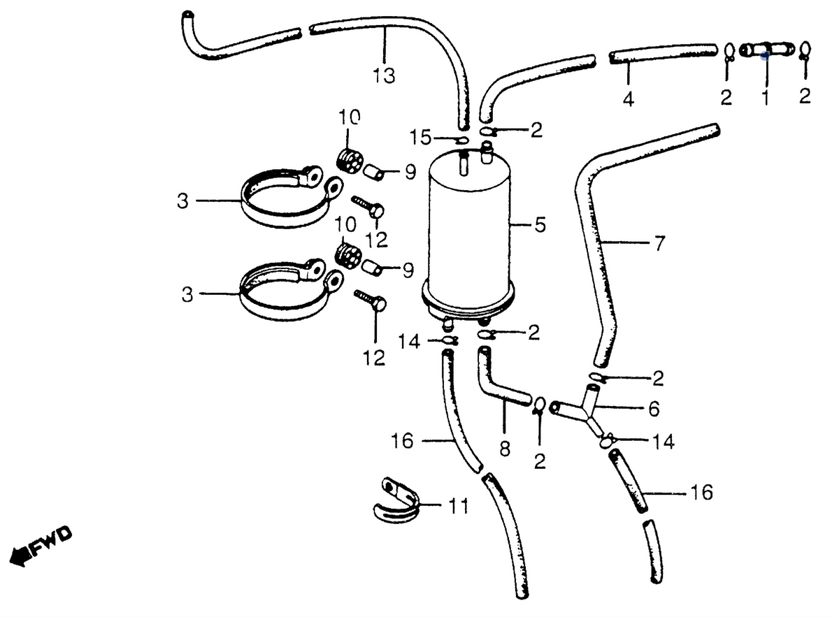 Honda OEM part 11357-KB1-950