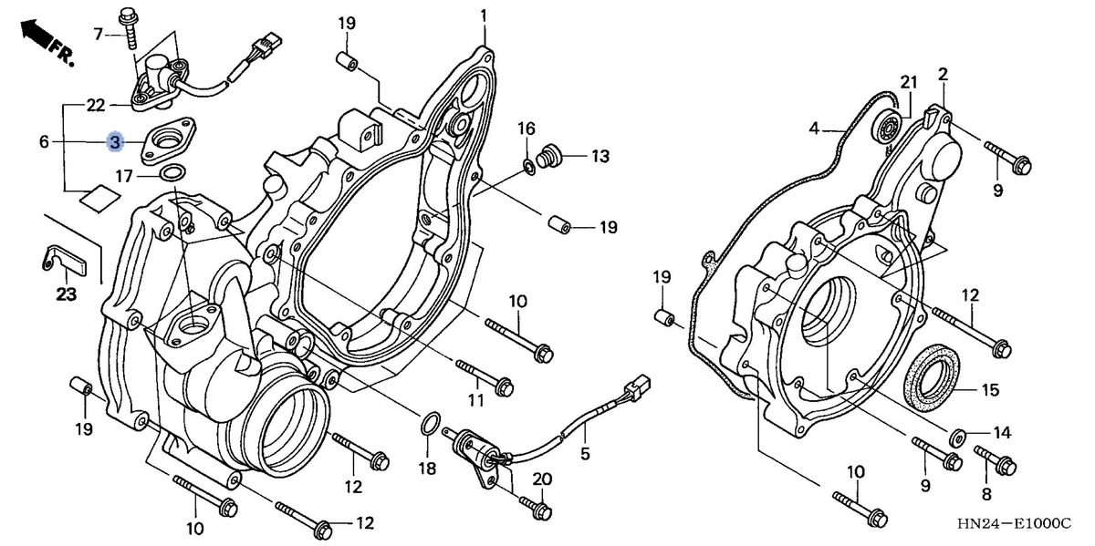 Honda OEM part 11358-HN2-010