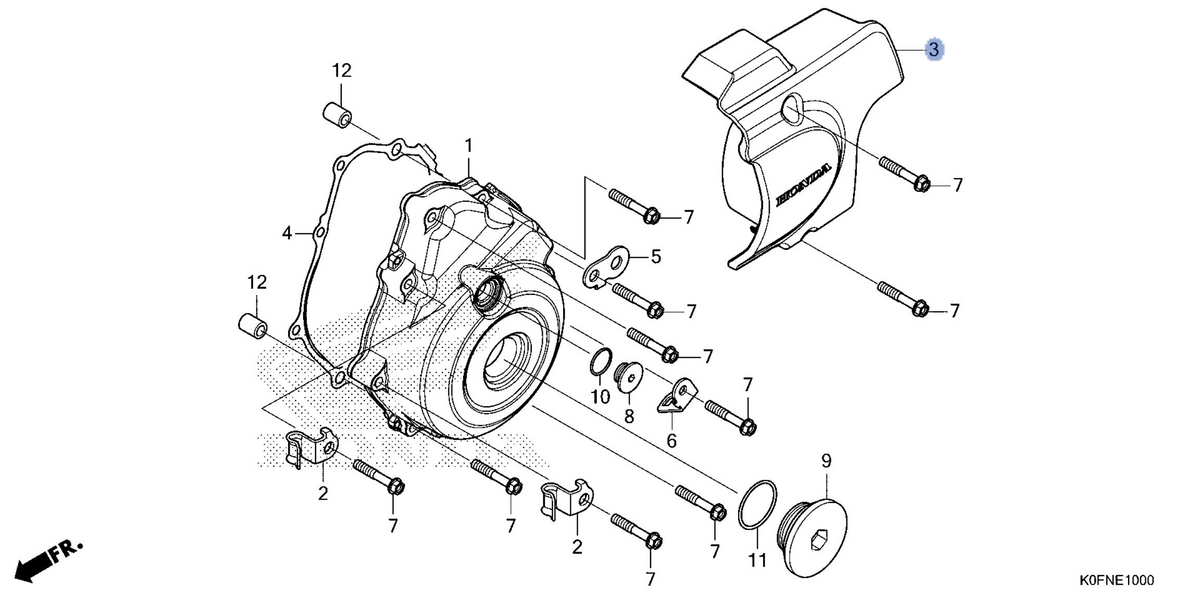 Honda OEM part 11360-K0F-T60