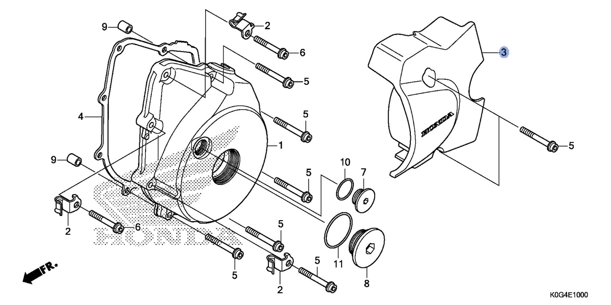 Honda OEM part 11360-K0G-900