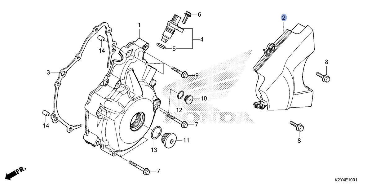 Honda OEM part 11360-K2Y-J70