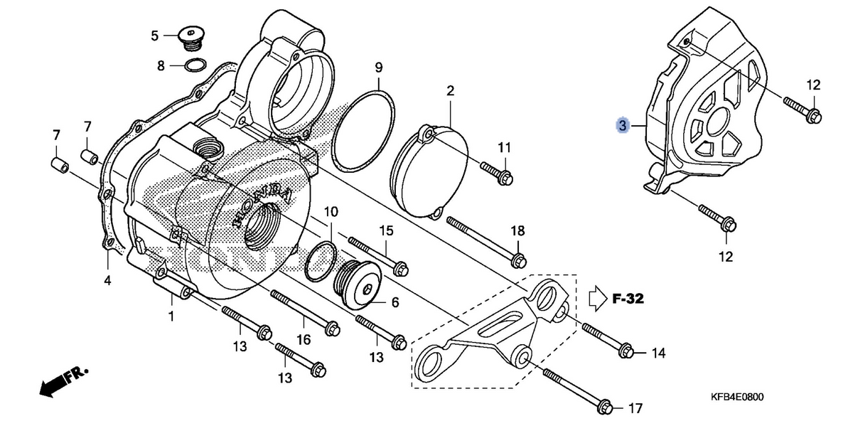 Honda OEM part 11360-KFB-840