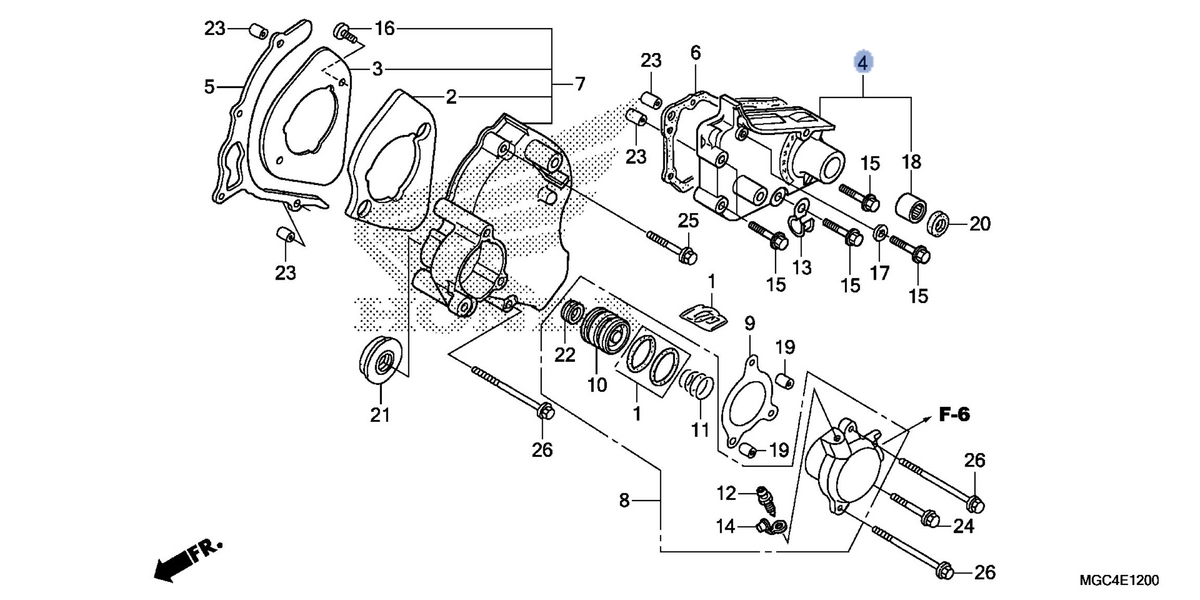 Honda OEM part 11360-MAZ-000