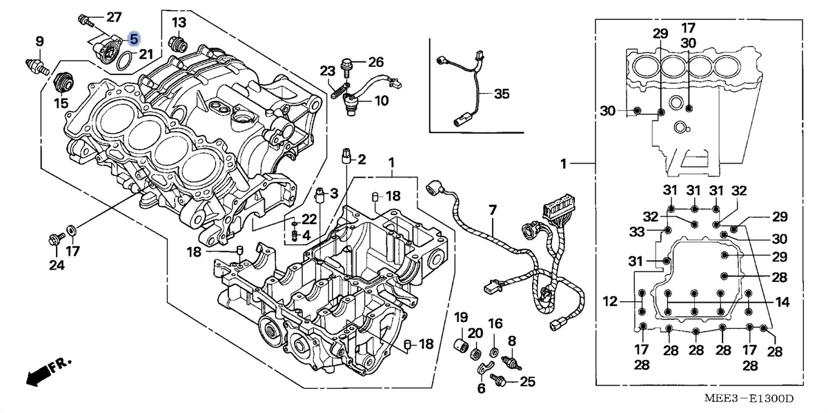 Honda OEM part 11360-MEE-000