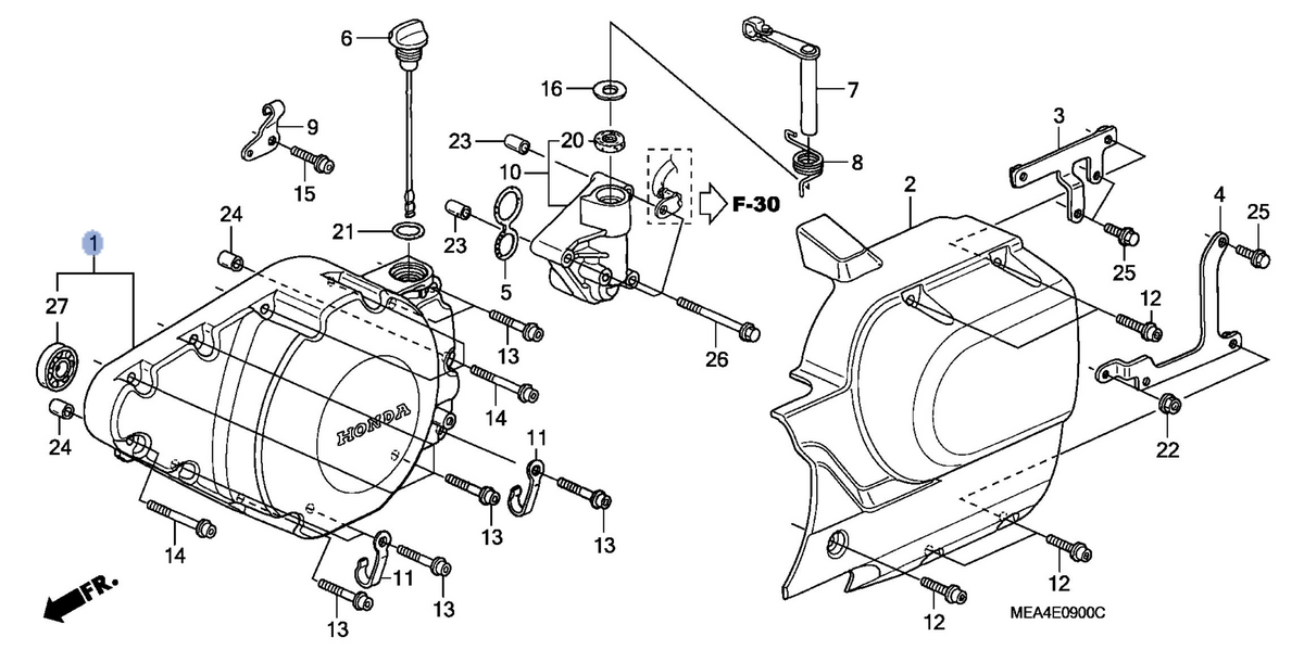 Honda OEM part 11360-MFR-670