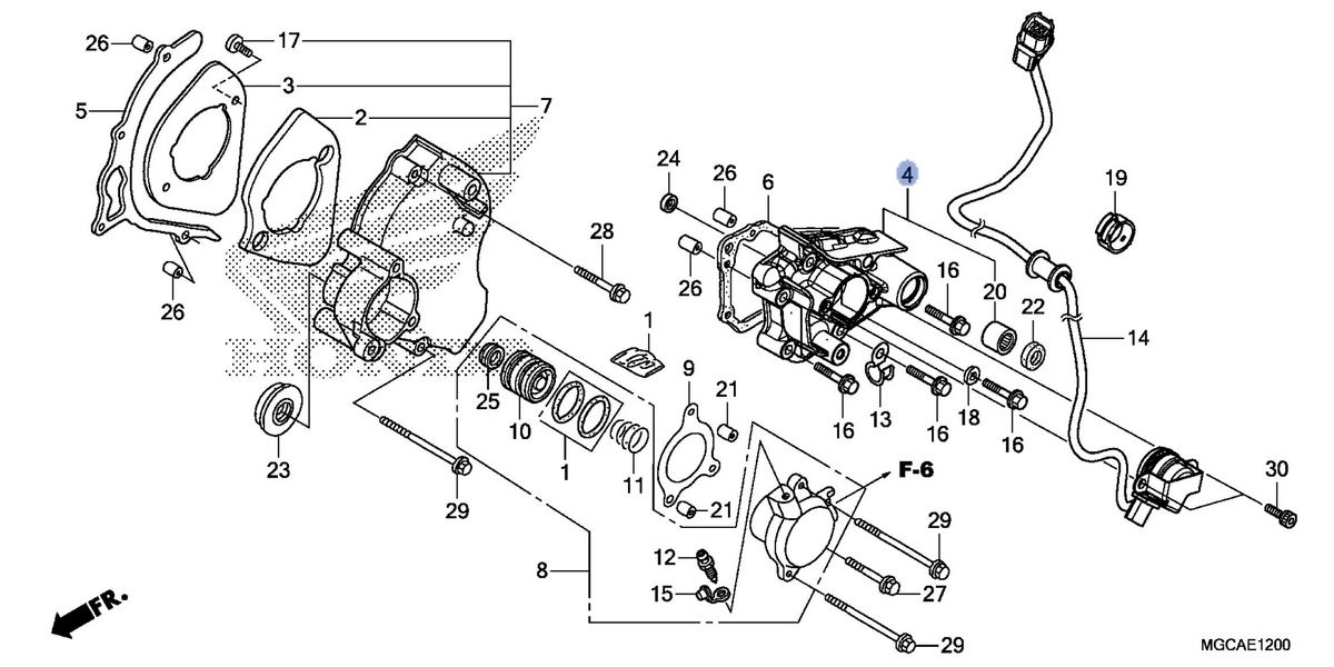 Honda OEM part 11360-MGC-N20
