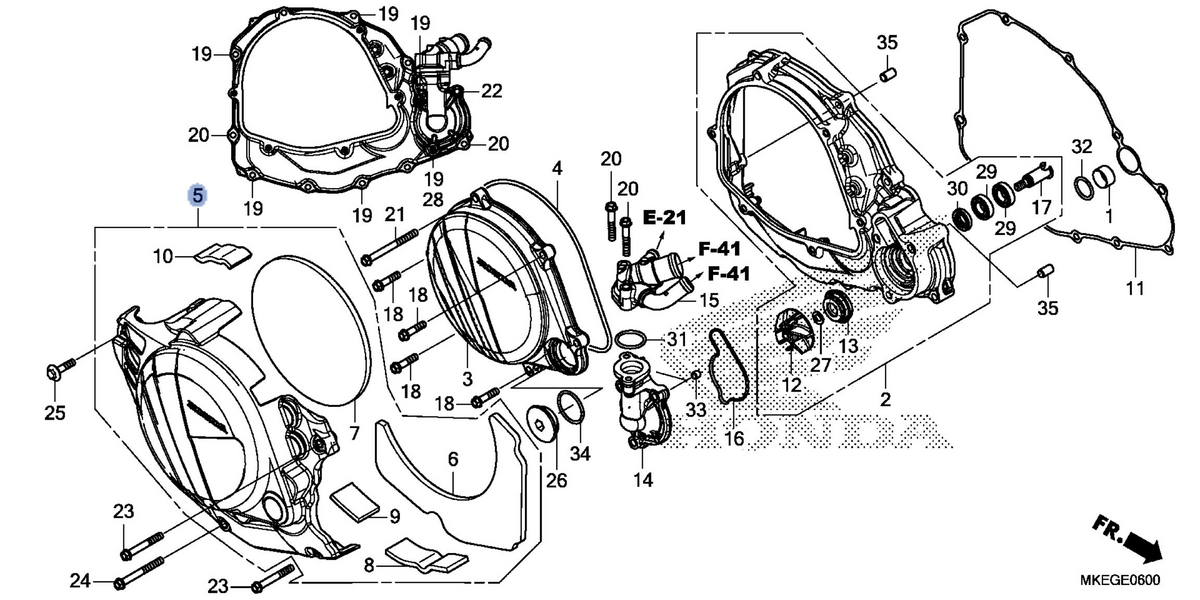 Honda OEM part 11360-MKE-A50