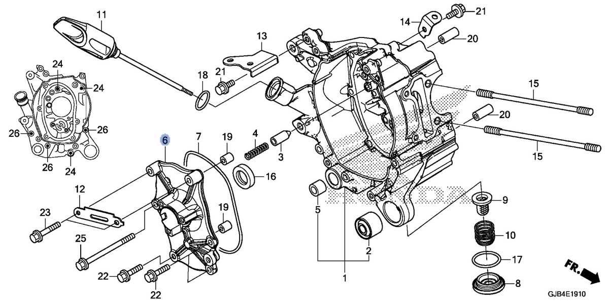 Honda OEM part 11361-GGZ-J00